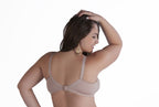 Sutiã plus size reforçado em microfibra em azul-Marinho – Doce Malícia