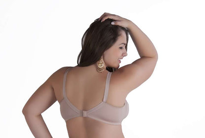 Sutiã plus size reforçado em microfibra em azul-Marinho – Doce Malícia