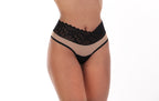 Fio com tule na cintura em Branco – Doce Malícia