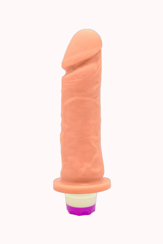 Prótese Fogo da Paixão 15,5×4,5 C/Vibro Interno – HP357NI – Doce Malícia