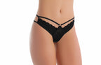 Tanga strappy com bju em Branco – Doce Malícia