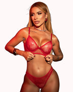 Lingerie Sexy em Tule Coração – Doce Malícia