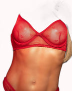 Lingerie Sexy em Tule Coração – Doce Malícia