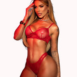 Lingerie Sexy em Tule Coração – Doce Malícia