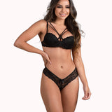 Lingerie strappy com bojo – Doce Malícia