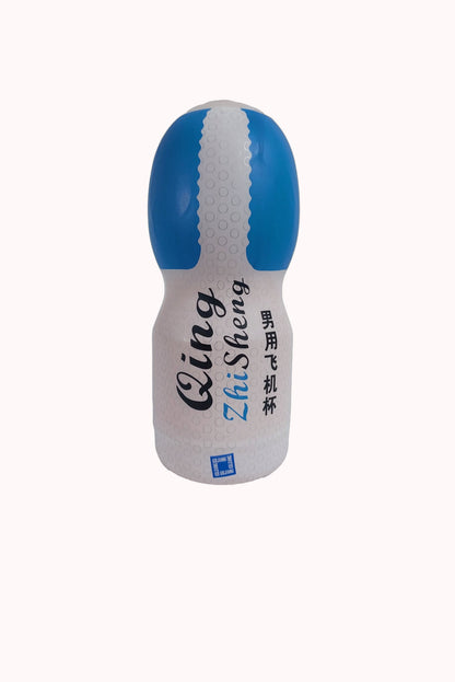 Masturbador Masculino Tubo Cyber Skin Azul – Doce Malícia