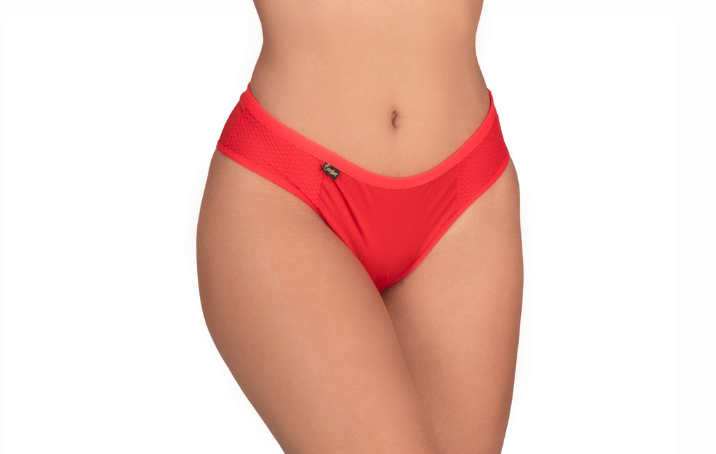 Tanga com elástico sport em azul-Marinho – Doce Malícia