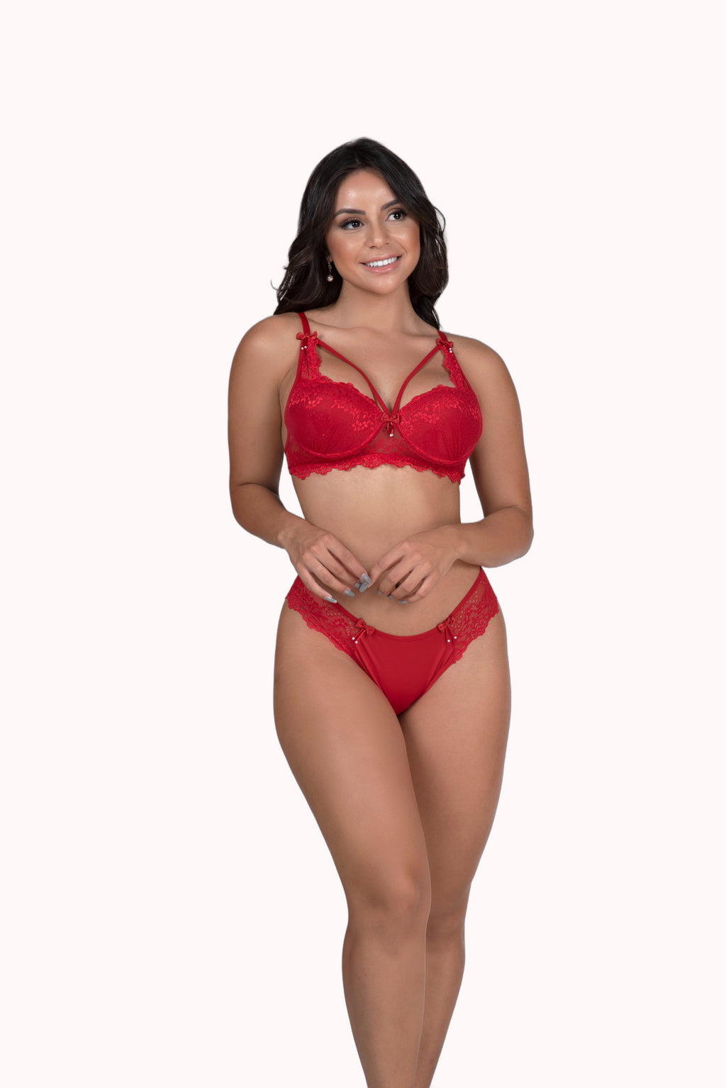 Conjunto de bojo todo em renda – Doce Malícia