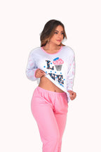 Pijama Feminino Longo – Doce Malícia