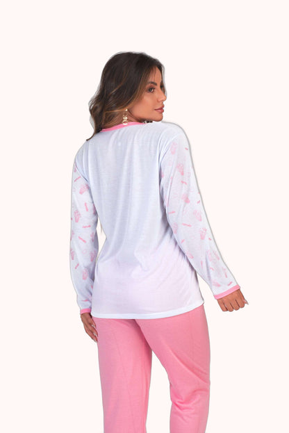 Pijama Feminino Longo – Doce Malícia