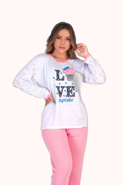 Pijama Feminino Longo – Doce Malícia