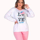 Pijama Feminino Longo – Doce Malícia