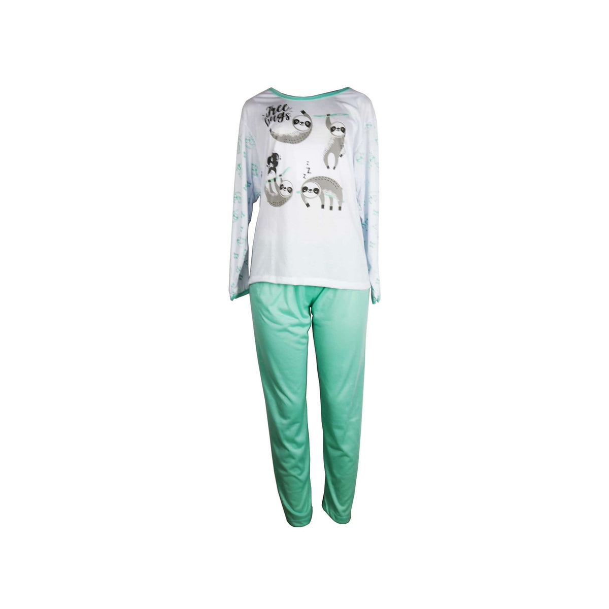 Pijama Feminino Longo em cores sortidas – Doce Malícia