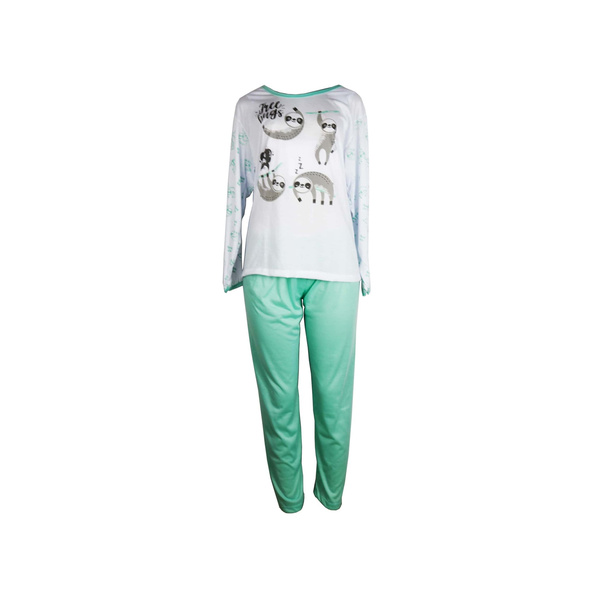 Pijama Feminino Longo em cores sortidas – Doce Malícia