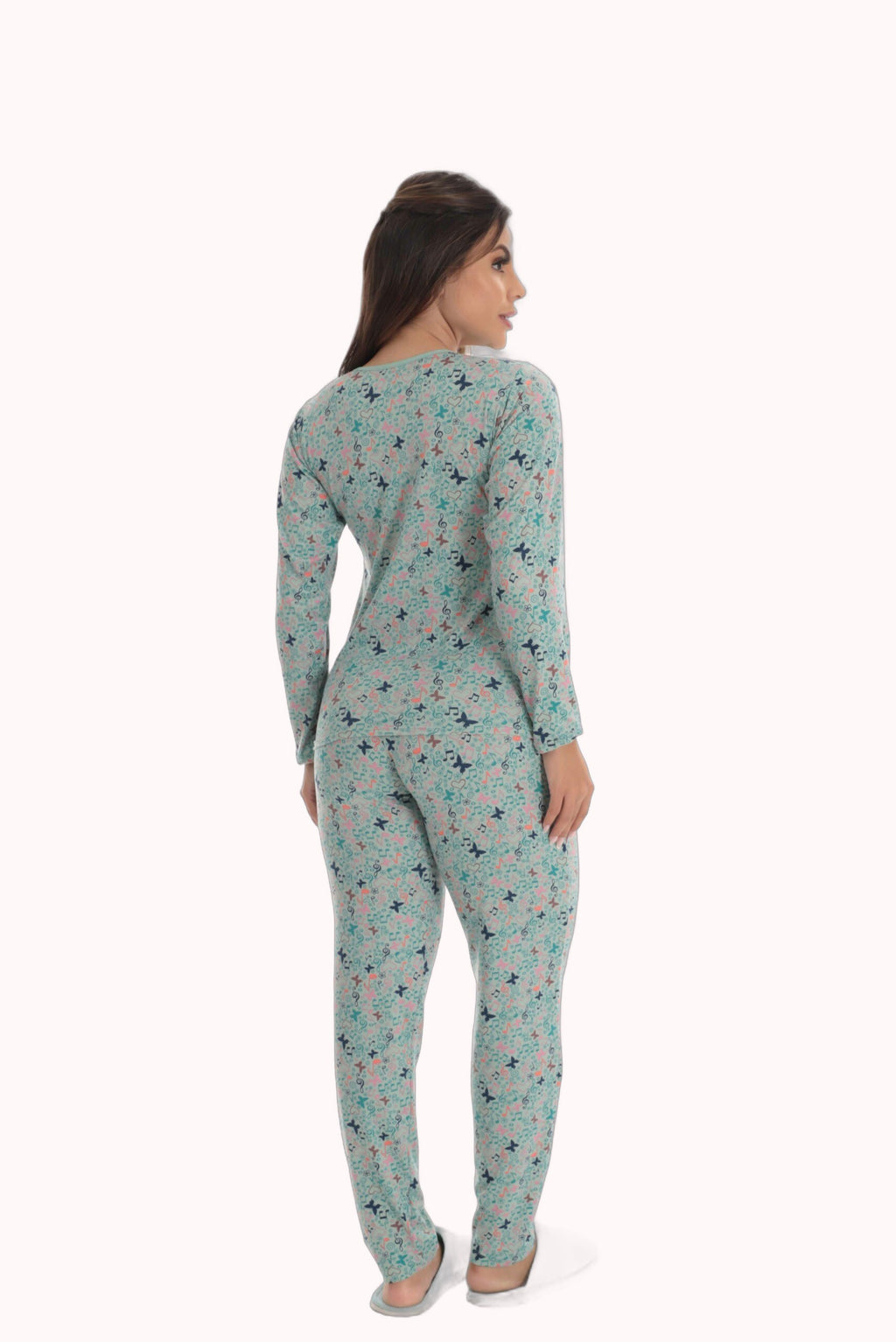 Pijama Longo Feminino em Suede Lily Teos – Doce Malícia