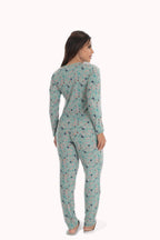 Pijama Longo Feminino em Suede Lily Teos – Doce Malícia