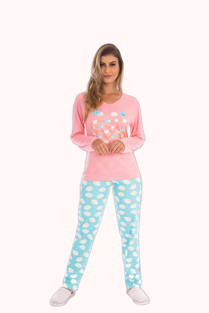 Pijama charmoso estampado – Doce Malícia