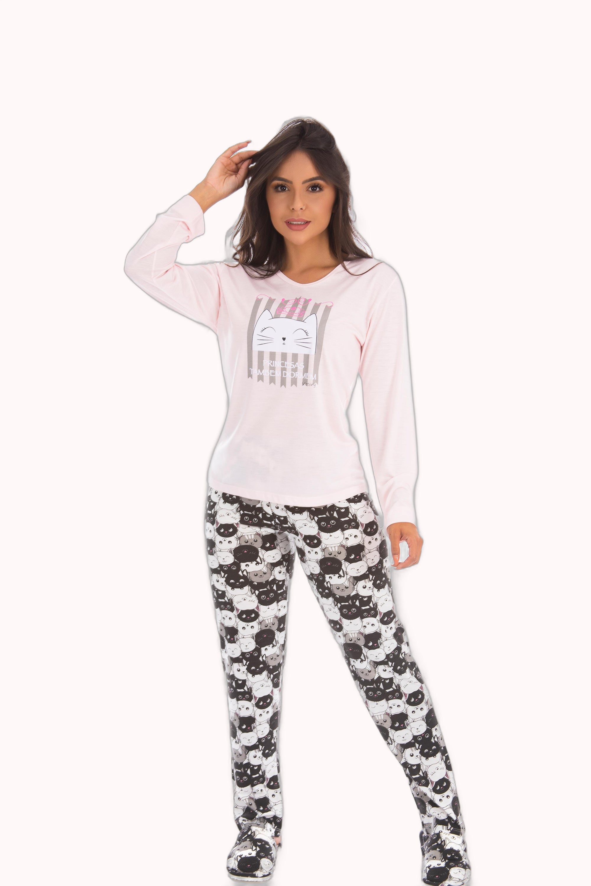Pijama charmoso estampado – Doce Malícia