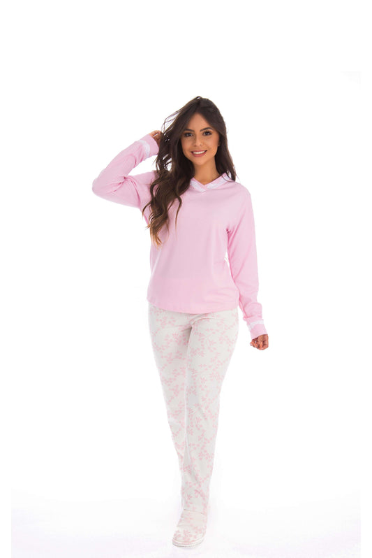 Pijama com calça estampada e em estampas variadas – Doce Malícia