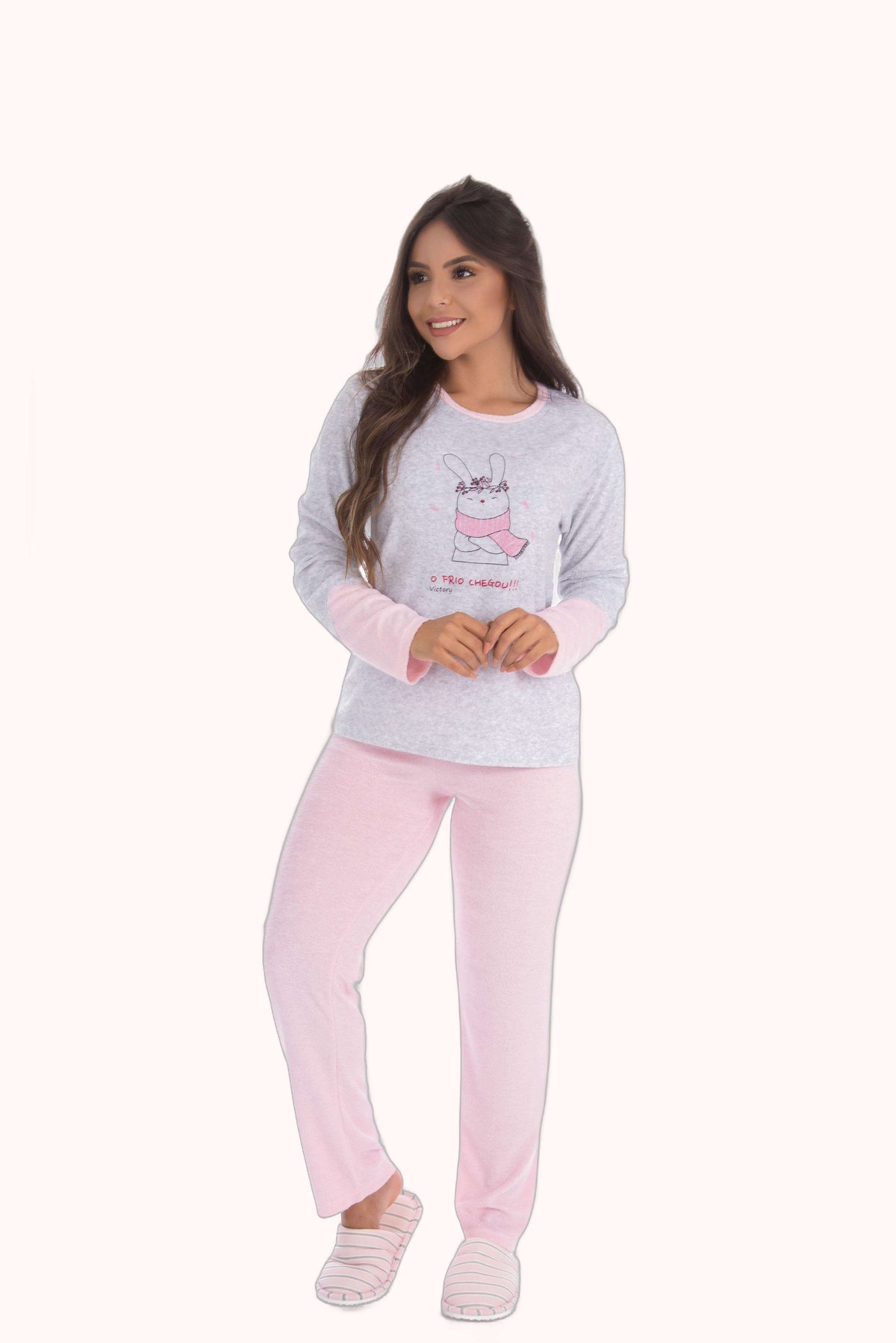 Pijama em plush com estampa – Doce Malícia