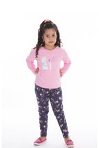Pijama infantil conforto estampado em azul-Marinho – Doce Malícia