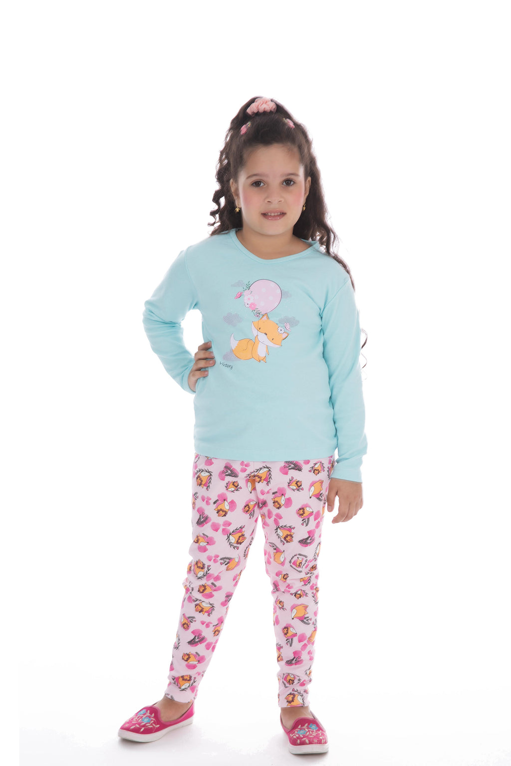 Pijama infantil conforto estampado em azul-Marinho – Doce Malícia