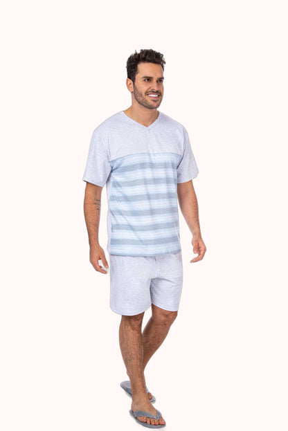 Pijama masculino Manga Curta Top – Doce Malícia
