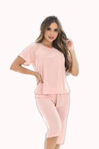 Pijama pescador em poá – Doce Malícia