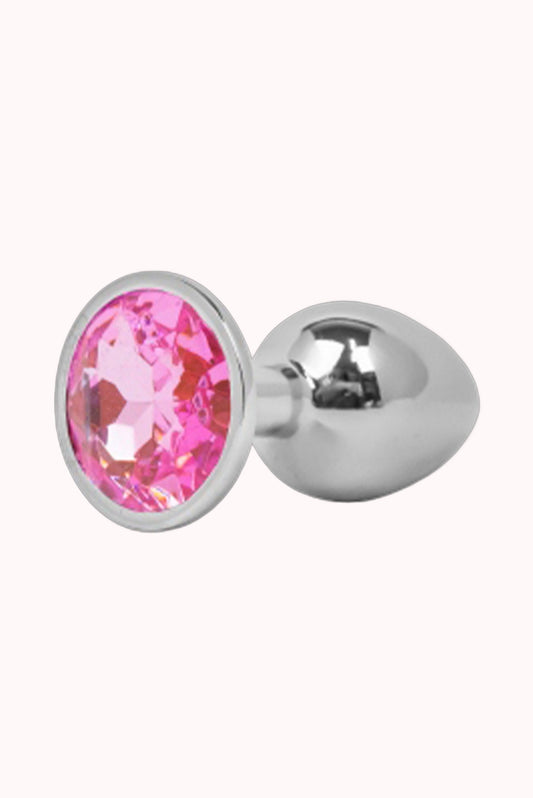 Plug Anal de Aço com Joia – Doce Malícia