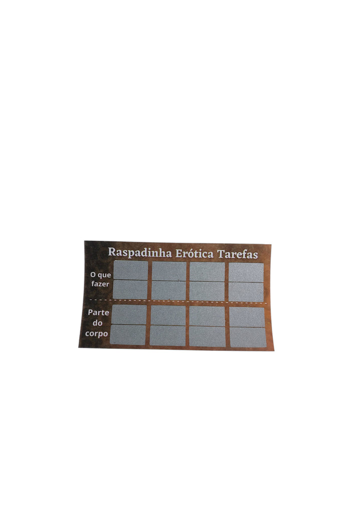 Raspadinha Erotica Tarefas – Doce Malícia — Doce Malícia