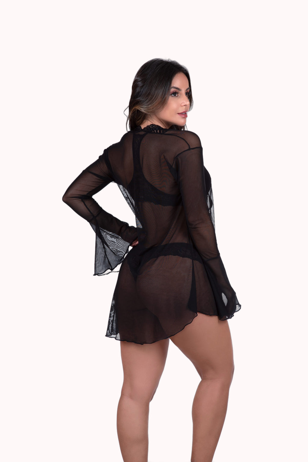 Robe sensual em tule – Doce Malícia