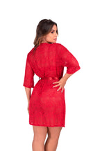 Robe de renda vazada em Branco – Doce Malícia