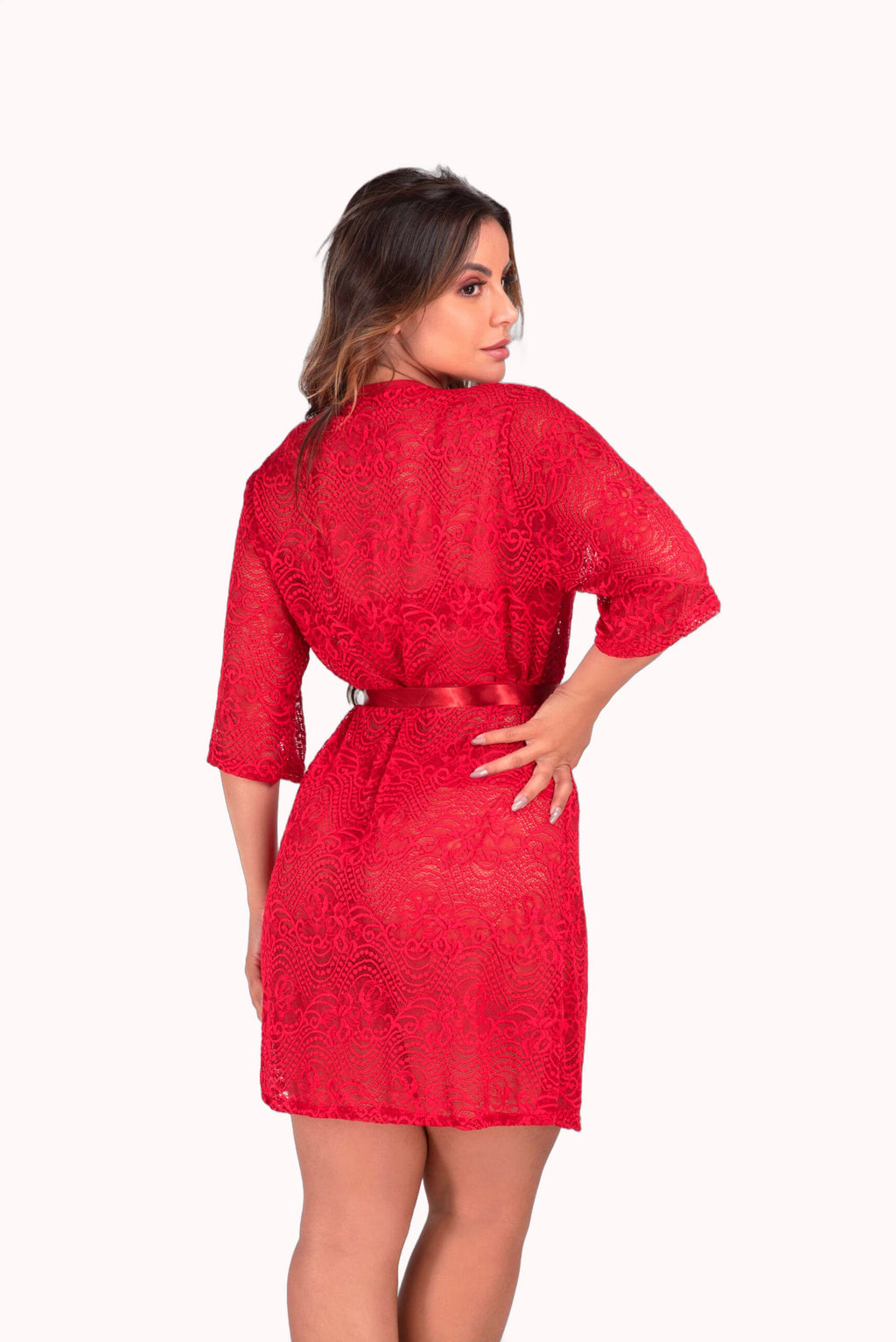 Robe de renda vazada – Doce Malícia