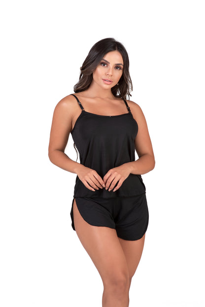 Short Doll com Fenda nas laterais em Branco – Doce Malícia