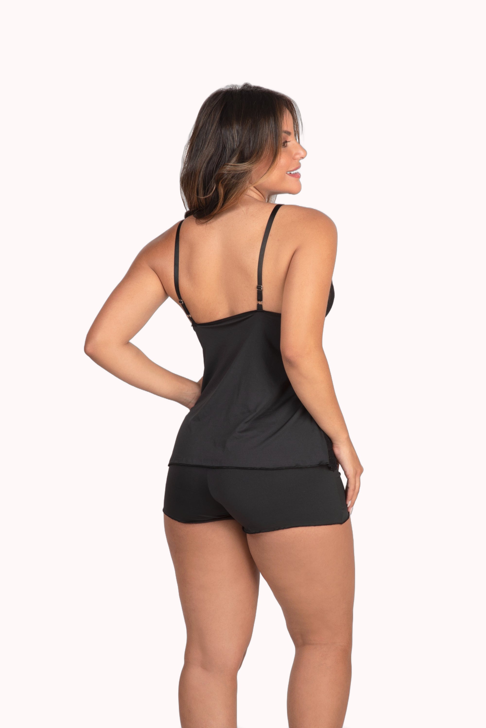 Short Doll com detalhe em renda – Doce Malícia
