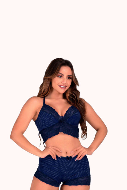 Short Doll em liganete e renda – Doce Malícia