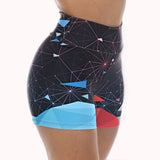 Short Fitness azul sublimado – Doce Malícia