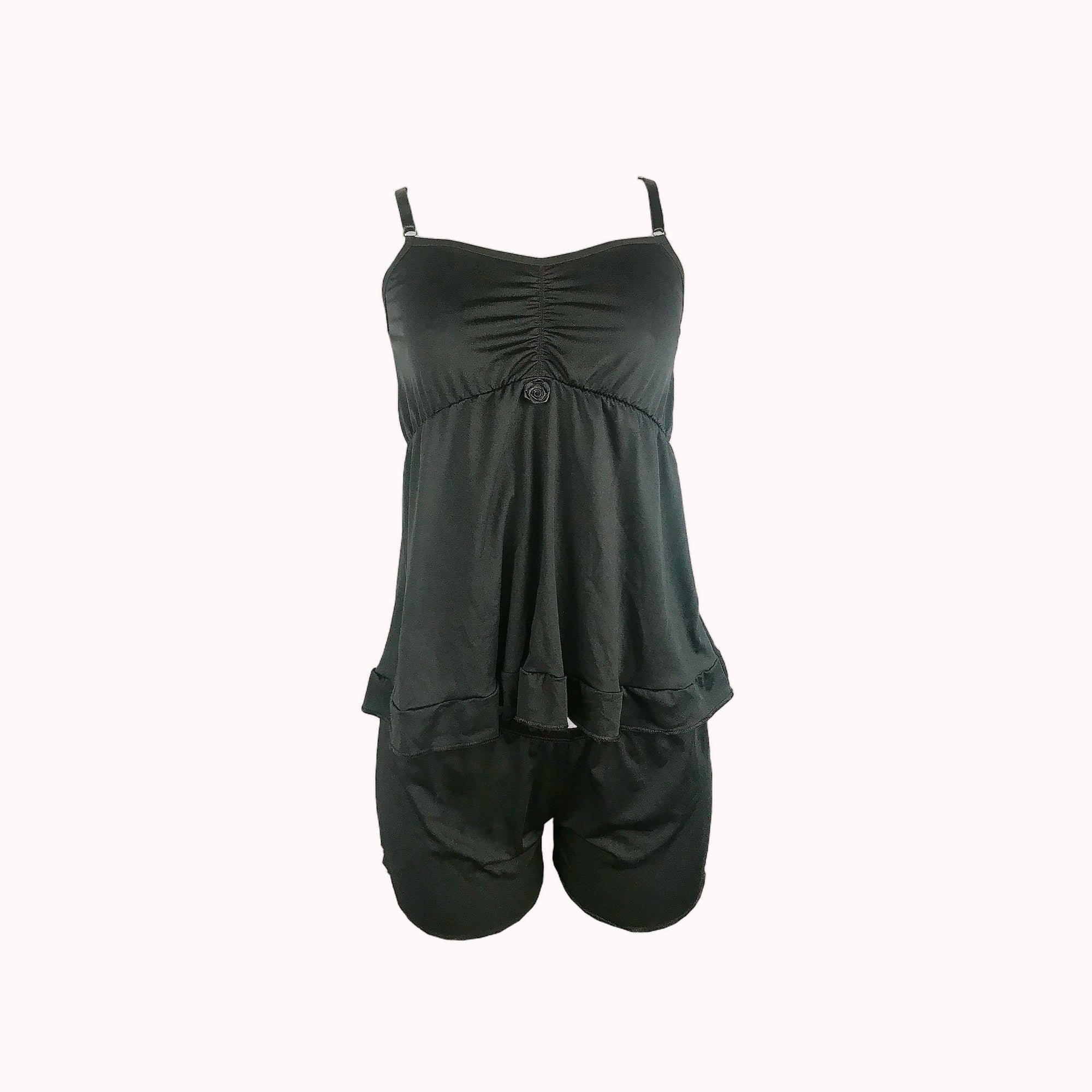Short doll de microfibra com babado – Doce Malícia