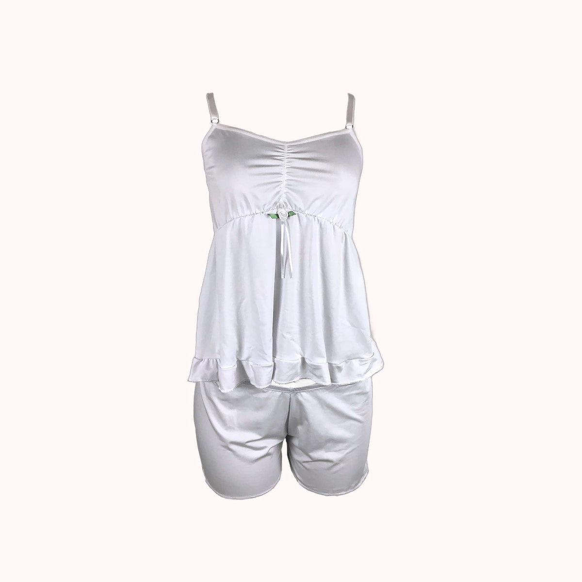 Short doll de microfibra com babado – Doce Malícia