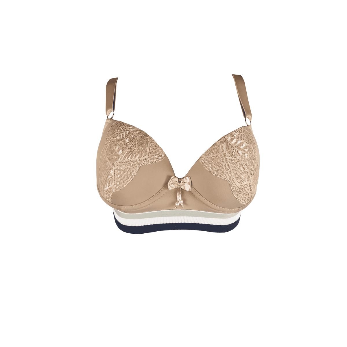Soutien com elástico de sustentação em Branco – Doce Malícia