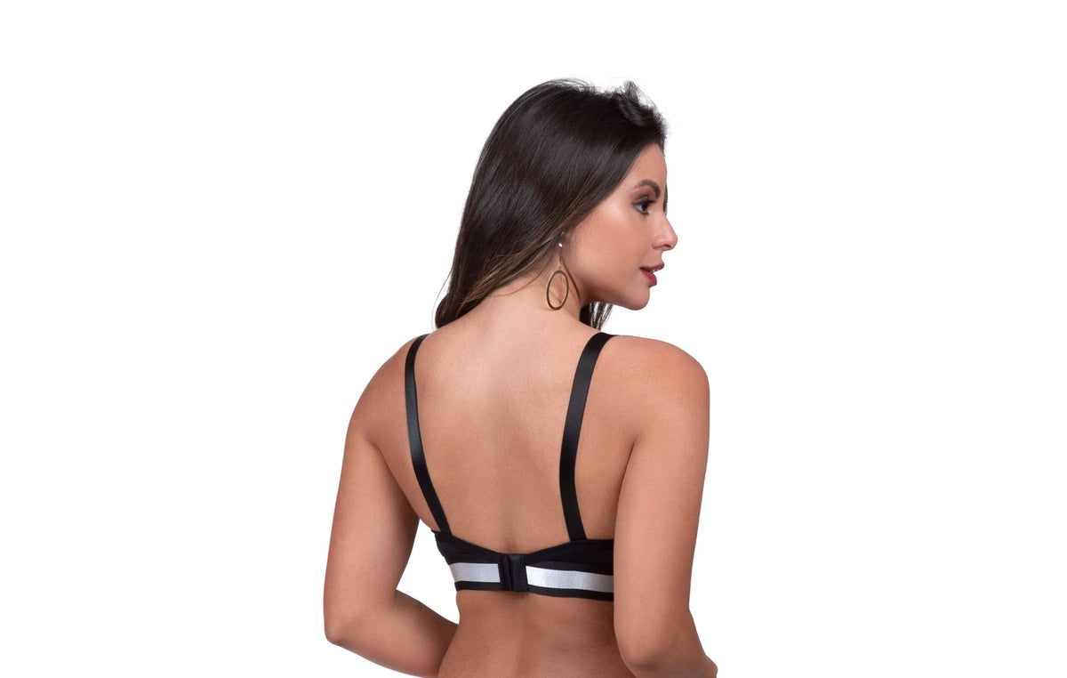 Soutien com elástico de sustentação em Branco – Doce Malícia