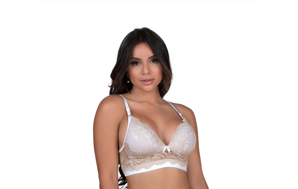 Soutien de renda com bojo em cores sortidas – Doce Malícia