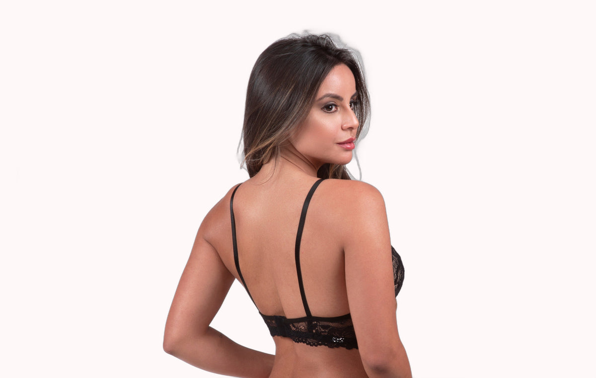 Soutien sem bojo em tule e renda – Doce Malícia