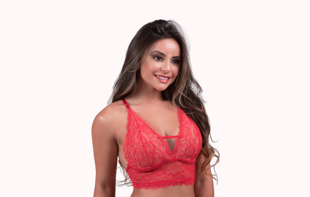 Soutien sem bojo em tule e renda – Doce Malícia