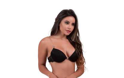 Soutien de silicone em renda em Branco – Doce Malícia
