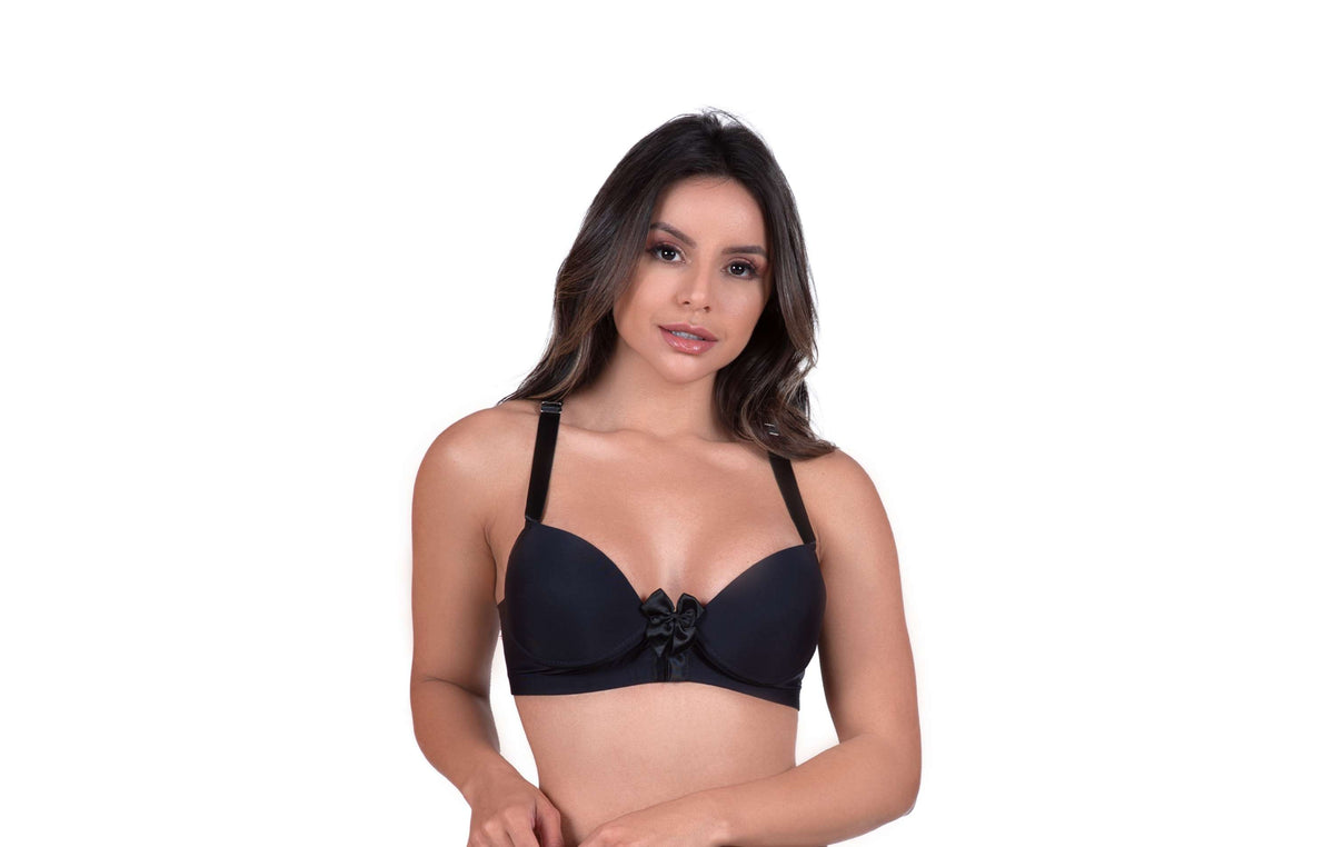 Sutiã nadador em microfibra lisa em azul – Doce Malícia