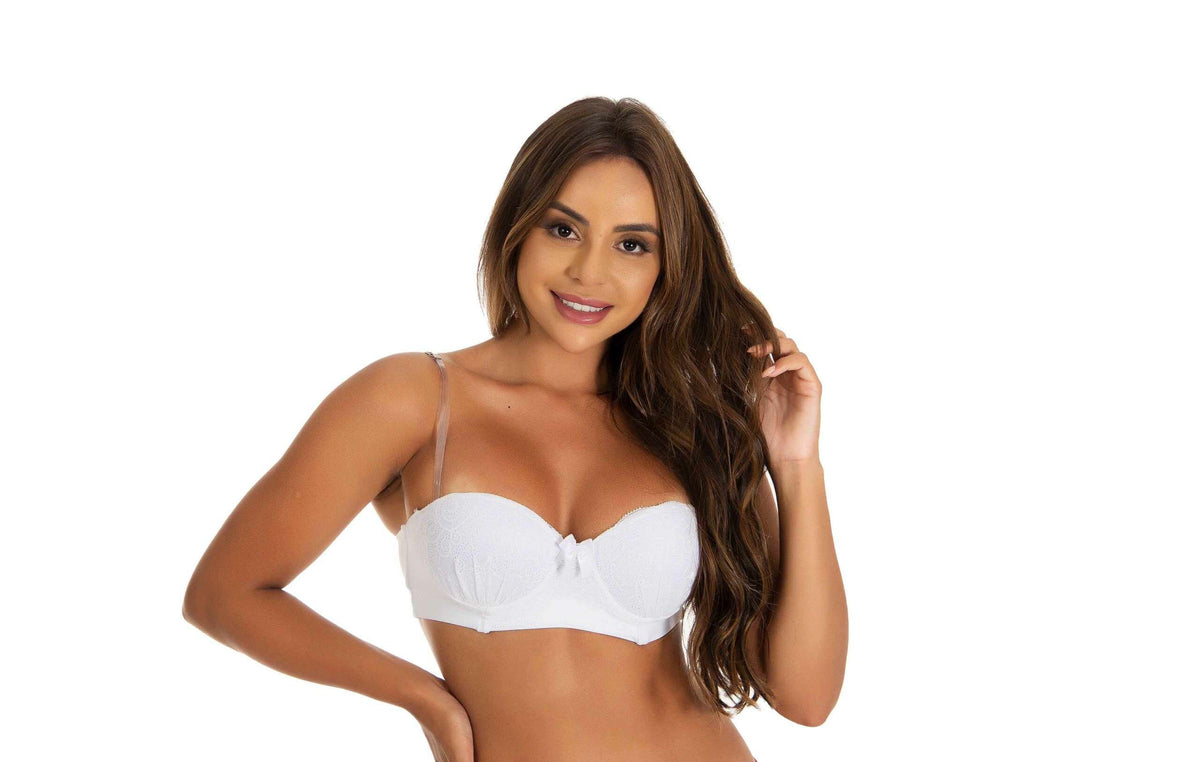 Sutiã de Bojo com Alça Removível em Branco – Doce Malícia