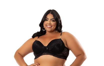 Sutiã de Bojo com Strass em Branco – Doce Malícia