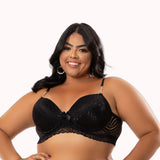 Sutiã de Bojo com Strass Plus Size – Doce Malícia
