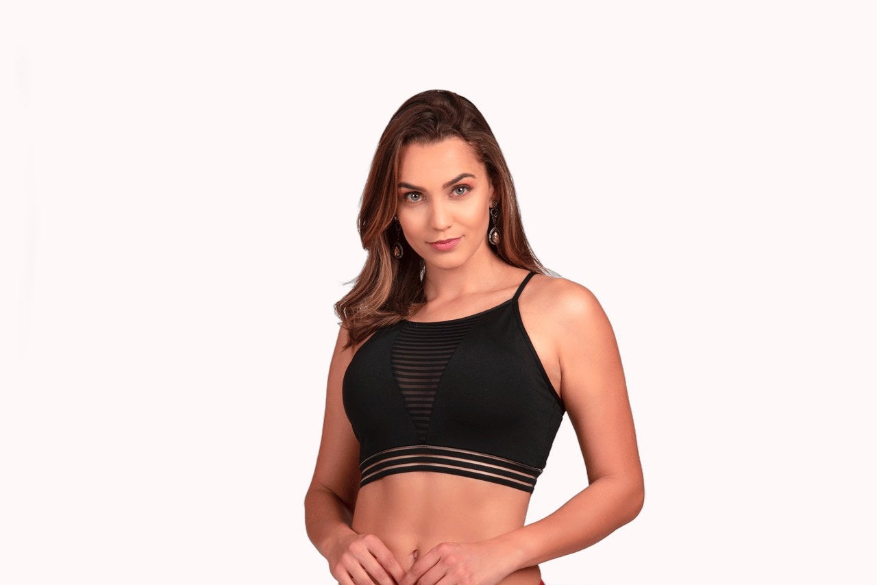 Topper com elástico de transparência – Doce Malícia